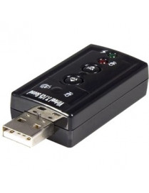 STEREO AUDIO USB 7.1 EXTERNAL SOUND CARD ADAPTER FOR PC OR LAPTOP