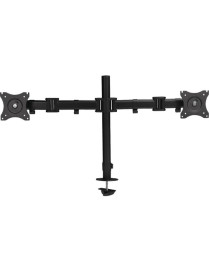 DUAL MONITOR ARTICULATING DESK MOUNT - 13 TO 27 