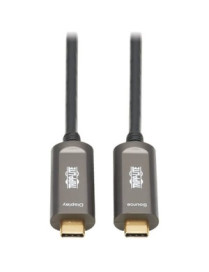 10M USB C FIBER ACTIVE OPTICS CABLE 4K60HZ HDR 4:4:4 M/M BLACK 