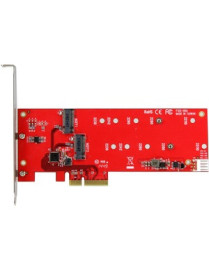 DUAL PCIE M2 CARD ADAPTER M.2 SATA TO PCI EXPRESS CONVERTER 