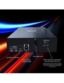 FD 18TB 5400RPM USB 3.0 ALUMINUM EXTERNAL HARD DRIVE BLACK 